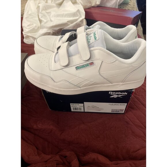 Reebok Men Sz 16M White Club MEM T Work Construction Shoe Safety SRB1518 Comfort main image 9